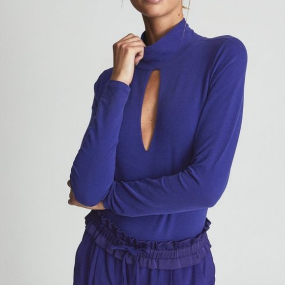 NWT REISS | Corrine High Neck Bodysuit - Picture 4 of 8